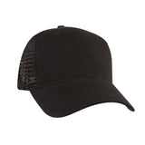 6 Panel Light Brushed Trucker Cap