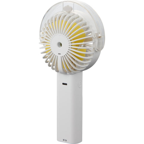 Rechargeable Portable LED Fan with Water Mist