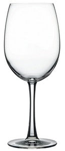 Durham, 19.5oz crystalline stemmed wine glass S/4 in a Noir black gift box - Etched
