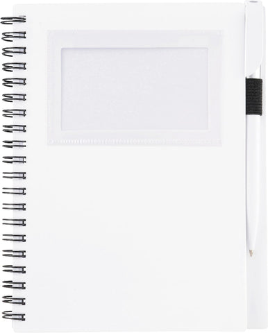 5.5'' x 7'' FSC® Mix Star Spiral Notebook with Pen