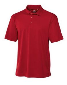 Cutter & Buck CB Drytec Genre Textured Solid Mens Polo