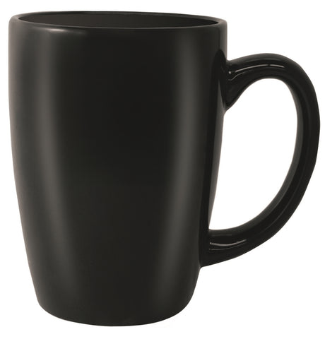 Houston 16oz gloss black ceramic mug - High Fire