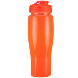 24 Oz. Contour Bottle w/ Flip Top Lid - Solid Colors
