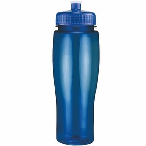 24 Oz. Contour Translucent Bottle w/ Push Pull Lid