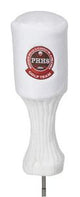 Barrel style Plush White Golf Head Cover