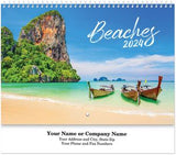 Beaches Spiral Wall Calendar