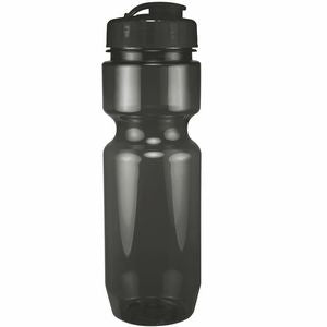 22 Oz. Translucent Bike Bottle w/ Flip Top Lid