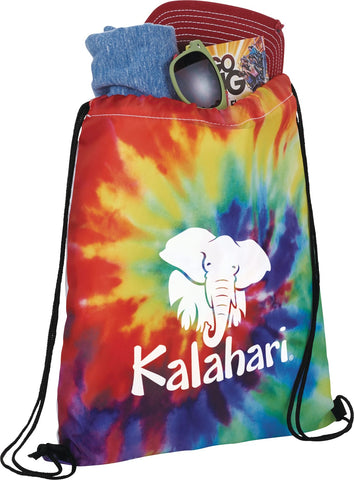 Tie Dye Drawstring Bag