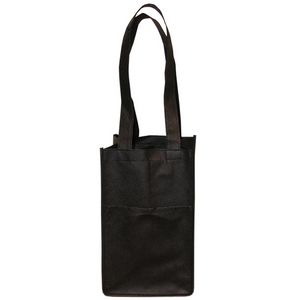 Non Woven Four Bottle Wine Tote Bag
