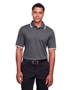Devon and Jones CrownLux Performance® Men's Plaited Tipped Polo