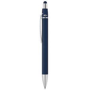 Orbit Spinner Chrome Metal Pen w/ Stylus