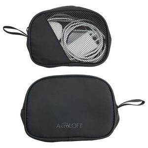 AeroLOFT® Jet Black Tech Organizer Mesh Pouch