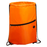 Incline Drawstring Backpack w/Zipper