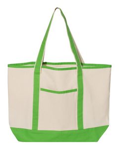 Q-Tees™ 34.6L Large Canvas Deluxe Tote Bag