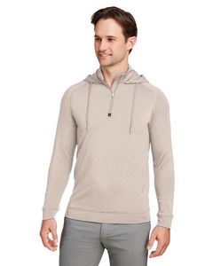 SWANNIES GOLF APPAREL Unisex Vandyke Quarter-Zip Hooded Sweatshirt