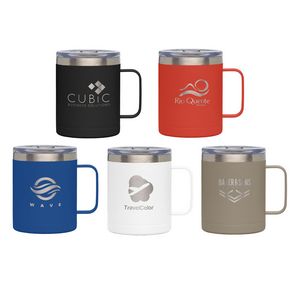 Glamping - 14 oz. Double-Wall Stainless Mug - Laser