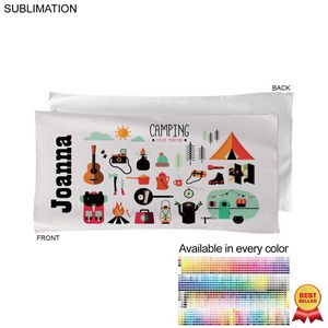 Camping Towel in Absorbent and Compact Microfiber Dri-Lite Terry, 22x44, Sublimated 1 side