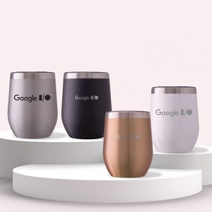 Small Talk Metallic 300 Ml / 10 Oz Stainless Steel Stemless Cup