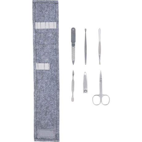 THE GOODS™ Recycled Felt 6-Piece Manicure Set