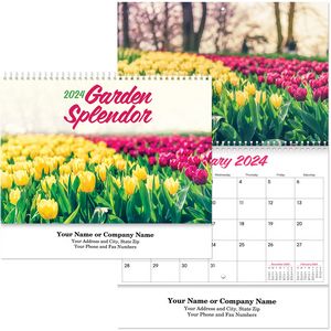 Garden Splendor Spiral Wall Calendar
