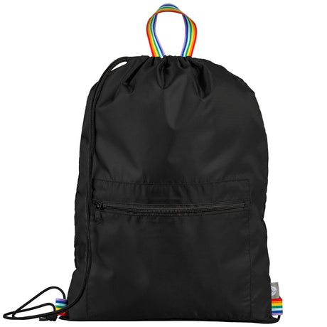 Spectrum Recycled Polyester Drawstring Bag - 2 gal - Heat Transfer