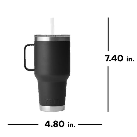 Yeti 35 oz Rambler Mug with Straw Lid