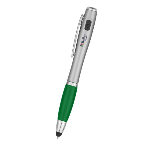 Trio Pen With Led Light And Stylus