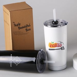 Revelstoke 600 Ml. (20 Fl. Oz.) Tumbler With Straw