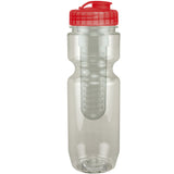 Clear/Translucent Red Lid