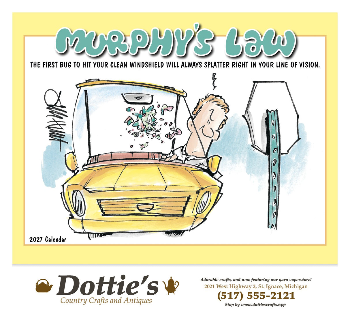 HotLine Products Murphy's Law Appointment Calendar - Stapled cover image
