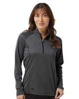 Adidas® Women's Space Dyed Quarter-Zip Pullover