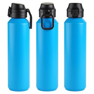 Nexus 27 oz Recycled Aluminum Bottle with Flip-Top Lid and Carabiner