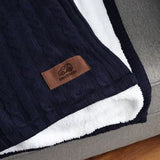 000016 Sweater Weather Sherpa Blanket W/ Pillowcase