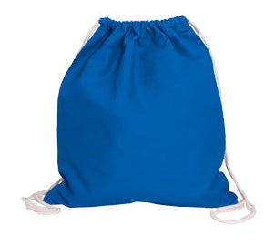 5 Oz. Cotton Drawstring Cinch-Up Backpack