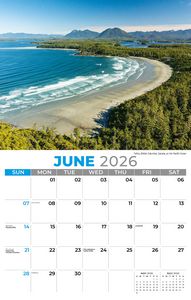 Galleria Wall Calendar 2026 Sun Sand & Surf