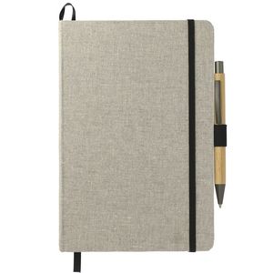 5.5'' x 8.5'' Recycled Cotton Bound Journal Set