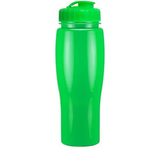 24 Oz. Contour Bottle w/ Flip Top Lid - Solid Colors