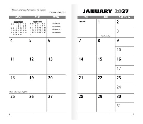 Good Value™ Value Monthly Pocket Planner