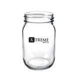 Warwick, 16oz clear glass mason jar