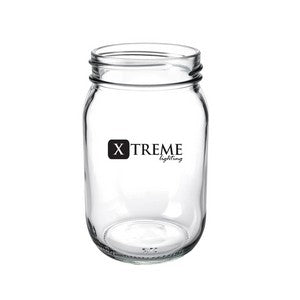 Warwick, 16oz clear glass mason jar