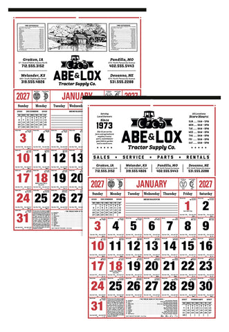 Skinner & Kennedy® 8-Sheet Almanac Calendar