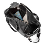 Bugatti Sartoria Leather Duffle bag - Black