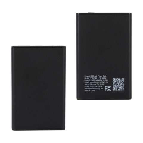Provost 5000mAh Aluminum Power Bank