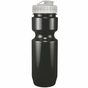 22 Oz. Bike Bottle w/ Flip Top Lid - Solid Colors