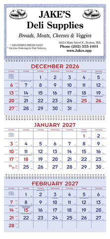 Triumph® Calendars Red & Blue Commercial Planner