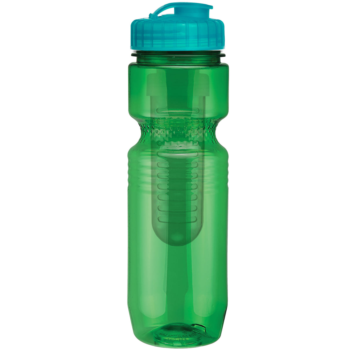 Green/Translucent Aqua Blue Lid
