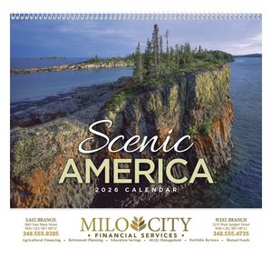 Scenic America? Appointment Calendar - Spiral 2026 Calendar
