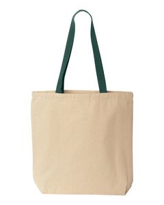 Liberty Bags Natural Tote w/Contrast-Color Handles