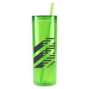 Chroma Recycled Acrylic Skinny Tumbler 16oz