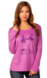 Zorrel® Ladies Barbados Syntrel™ Long-Sleeve Popcorn Knit Tee Shirt